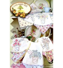 Cottage Flowerpot Tea Towels #232